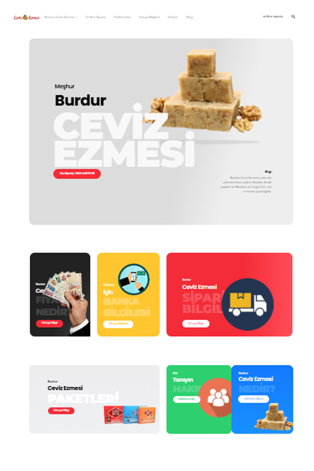 Burdur Ceviz Ezmesi Online Satış